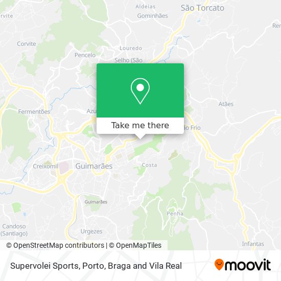 Supervolei Sports map