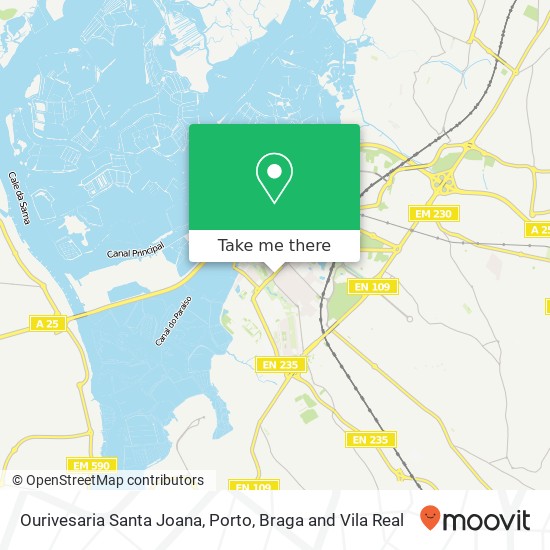 Ourivesaria Santa Joana map