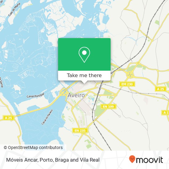 Móveis Ancar map