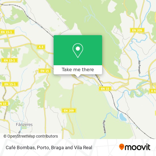 Café Bombas map