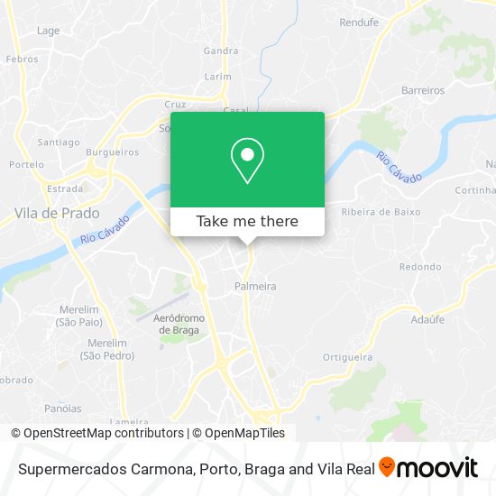 Supermercados Carmona map