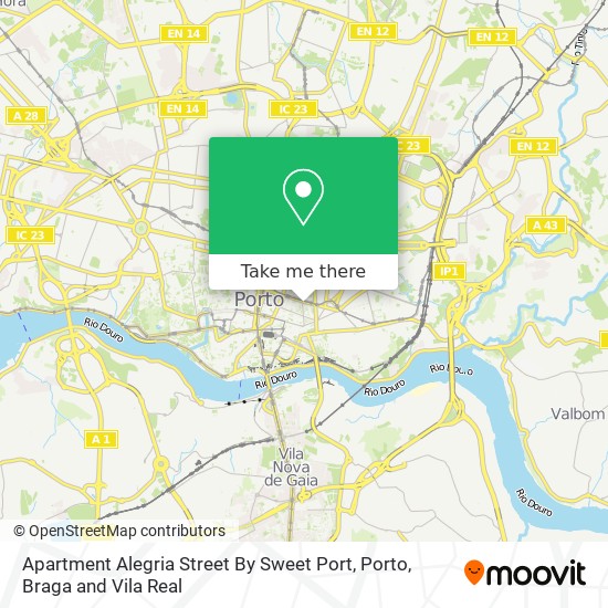 Apartment Alegria Street By Sweet Port map