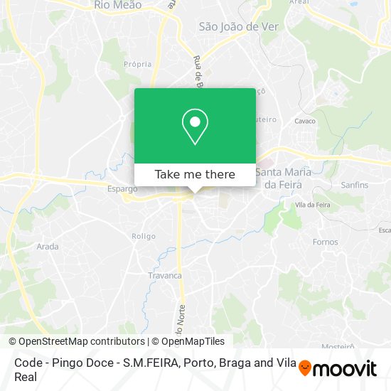 Code - Pingo Doce - S.M.FEIRA map