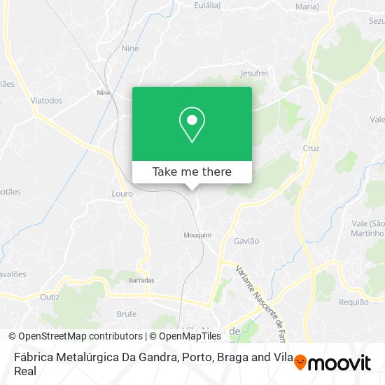 Fábrica Metalúrgica Da Gandra map