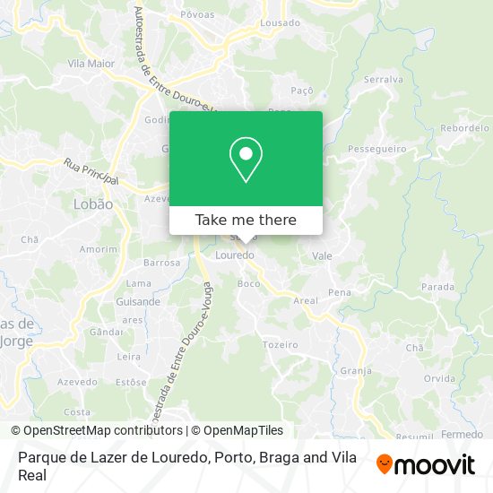 Parque de Lazer de Louredo map