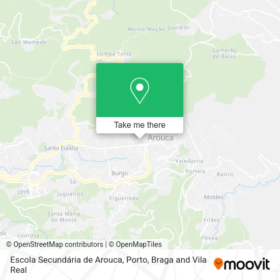 Escola Secundária de Arouca map