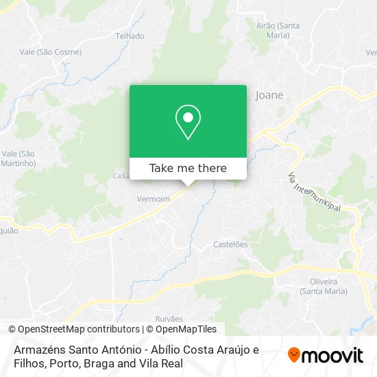 Armazéns Santo António - Abílio Costa Araújo e Filhos map