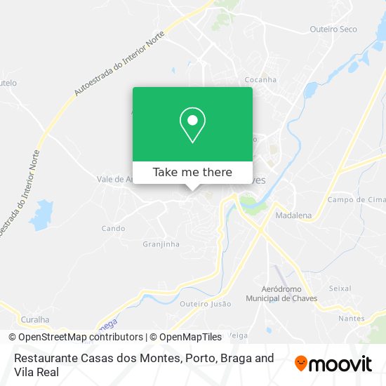 Restaurante Casas dos Montes map