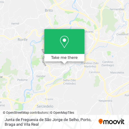 Junta de Freguesia de São Jorge de Selho map