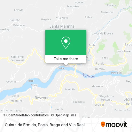 Quinta da Ermida map