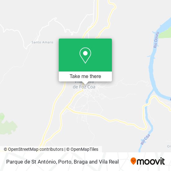 Parque de St António map