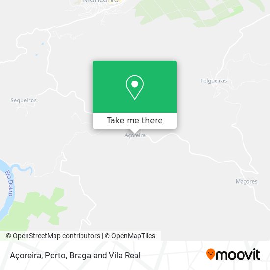 Açoreira mapa