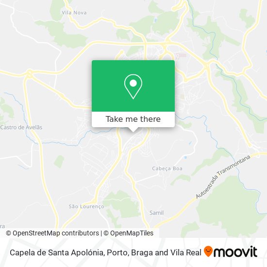 Capela de Santa Apolónia map