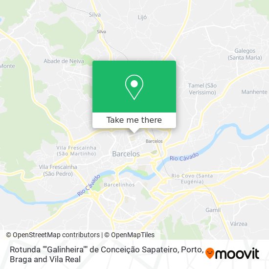 Rotunda ""Galinheira"" de Conceição Sapateiro map