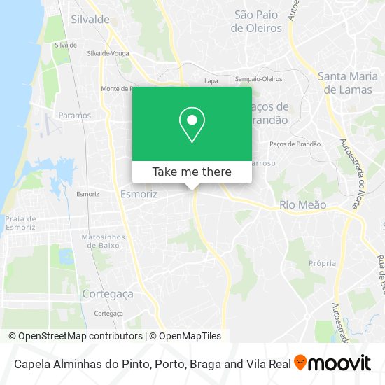 Capela Alminhas do Pinto map