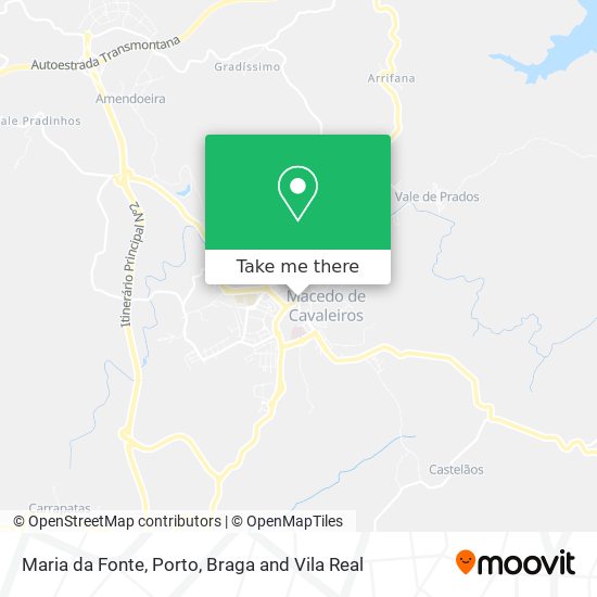 Maria da Fonte map