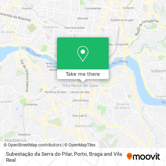 Subestação da Serra do Pilar map