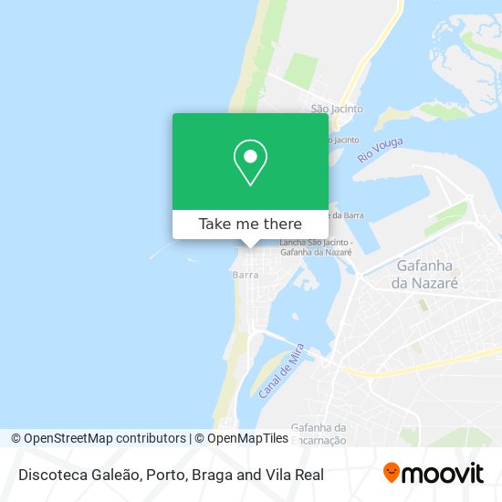 Discoteca Galeão map