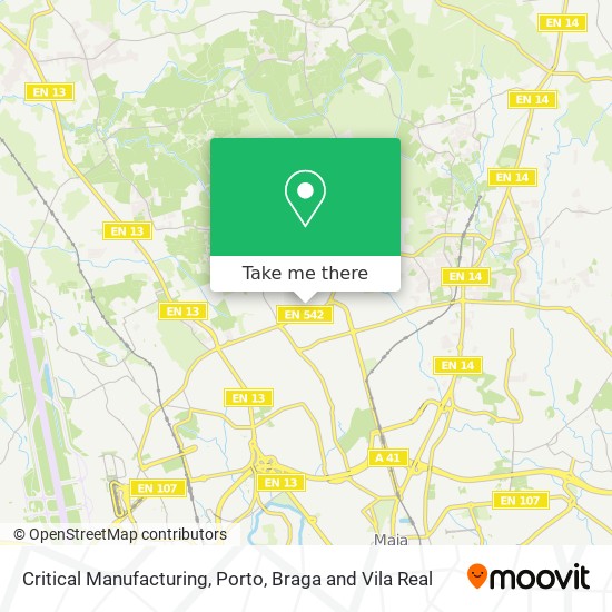 Critical Manufacturing map
