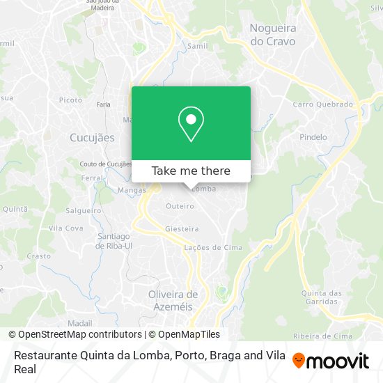 Restaurante Quinta da Lomba map