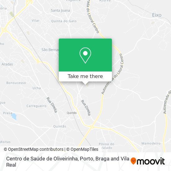 Centro de Saúde de Oliveirinha map