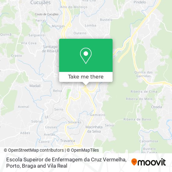 Escola Supeiror de Enfermagem da Cruz Vermelha map