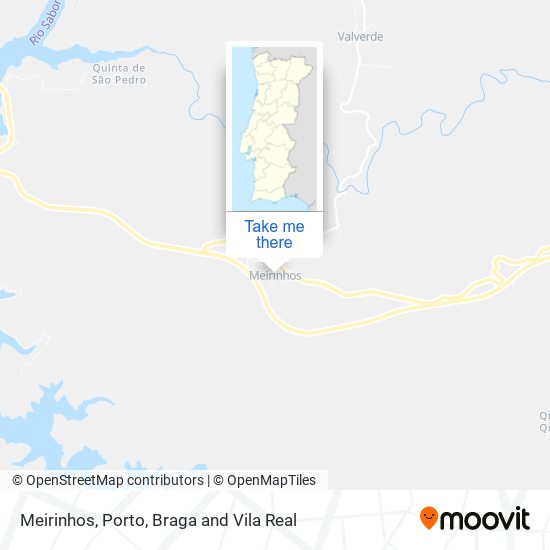 Meirinhos map