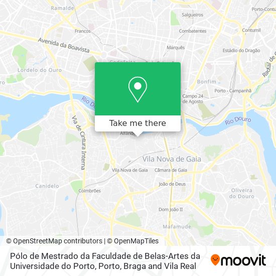 Pólo de Mestrado da Faculdade de Belas-Artes da Universidade do Porto map