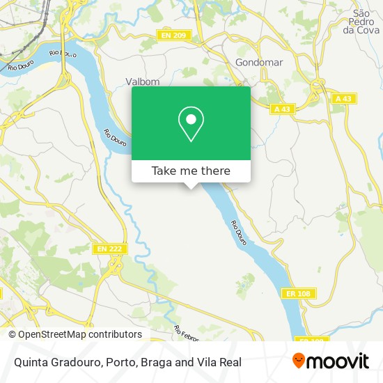 Quinta Gradouro map