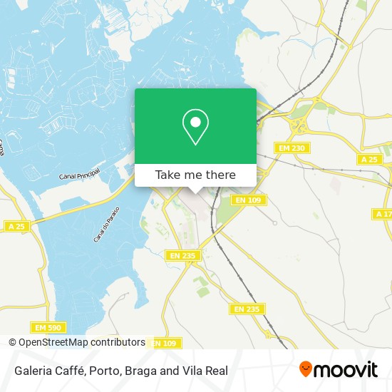 Galeria Caffé map