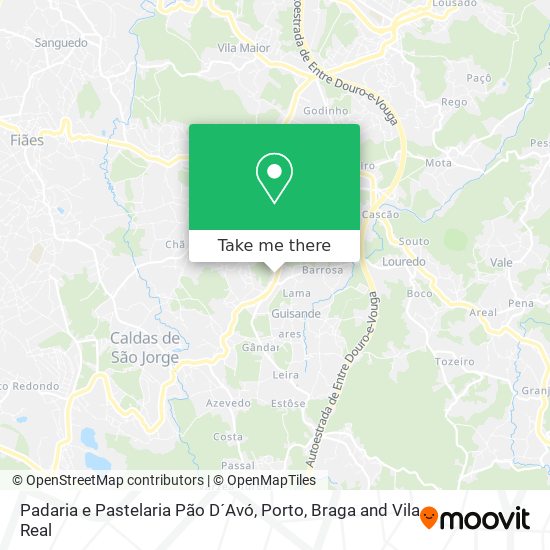 Padaria e Pastelaria Pão D´Avó map