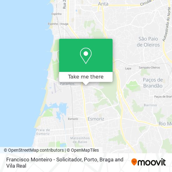 Francisco Monteiro - Solicitador map