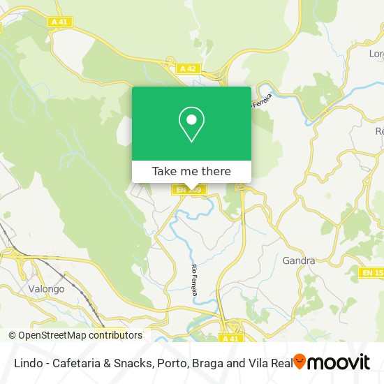 Lindo - Cafetaria & Snacks mapa