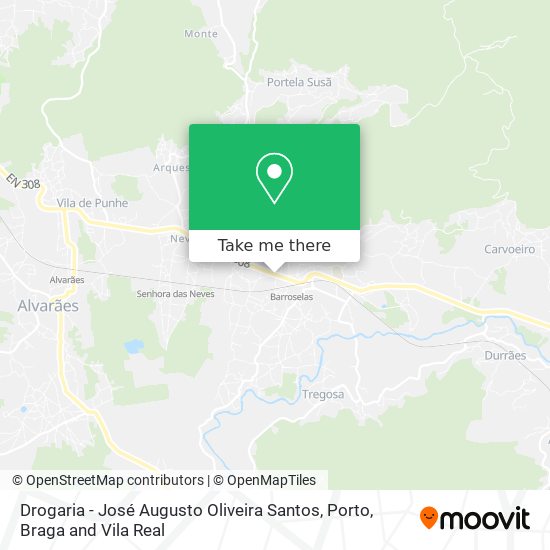Drogaria - José Augusto Oliveira Santos map