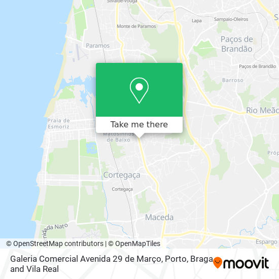 Galeria Comercial Avenida 29 de Março mapa