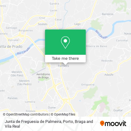 Junta de Freguesia de Palmeira map