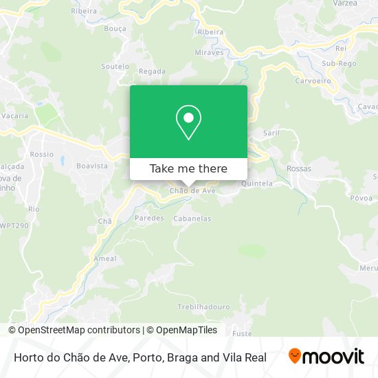 Horto do Chão de Ave map