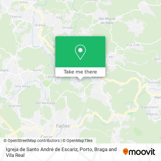 Igreja de Santo André de Escariz map