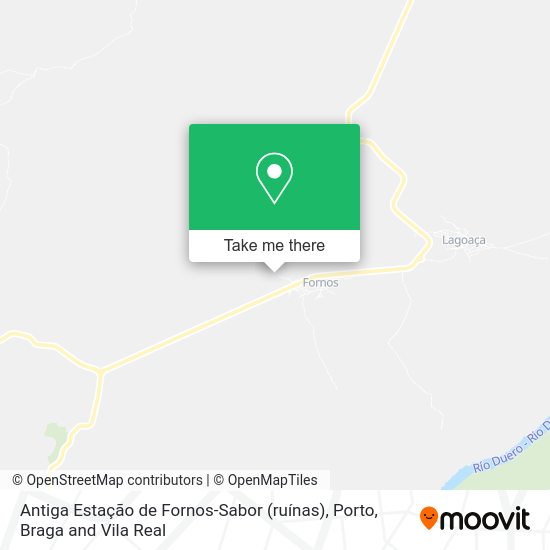 Antiga Estação de Fornos-Sabor (ruínas) map