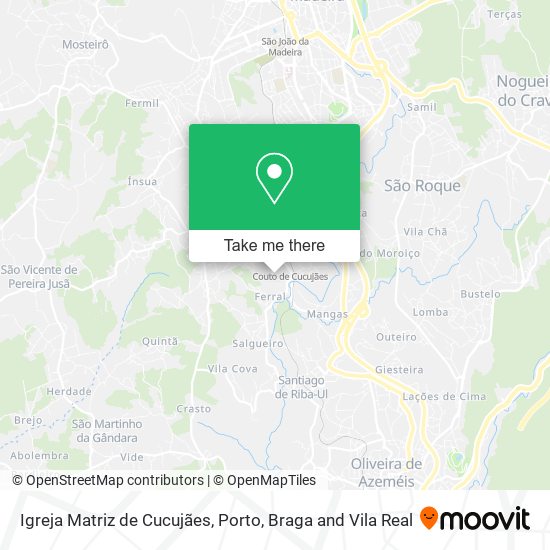Igreja Matriz de Cucujães map
