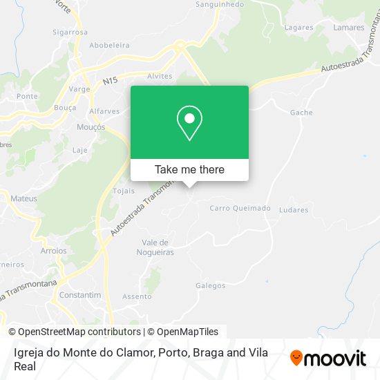 Igreja do Monte do Clamor map