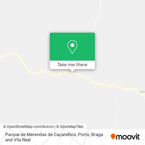 Parque de Merendas de Caçarelhos mapa