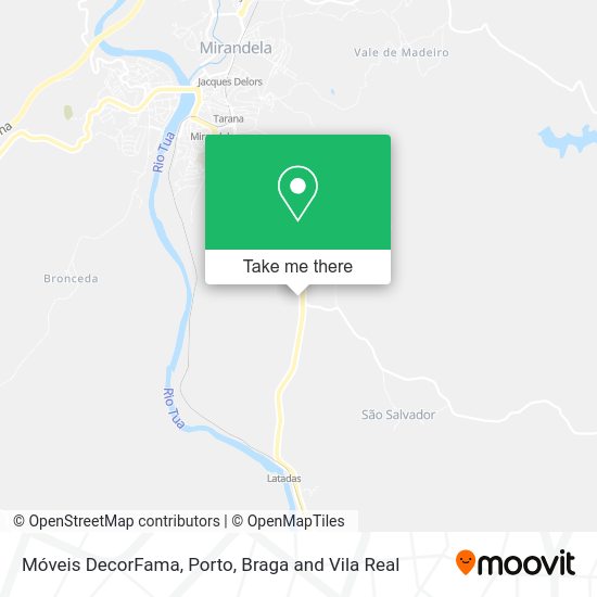 Móveis DecorFama mapa