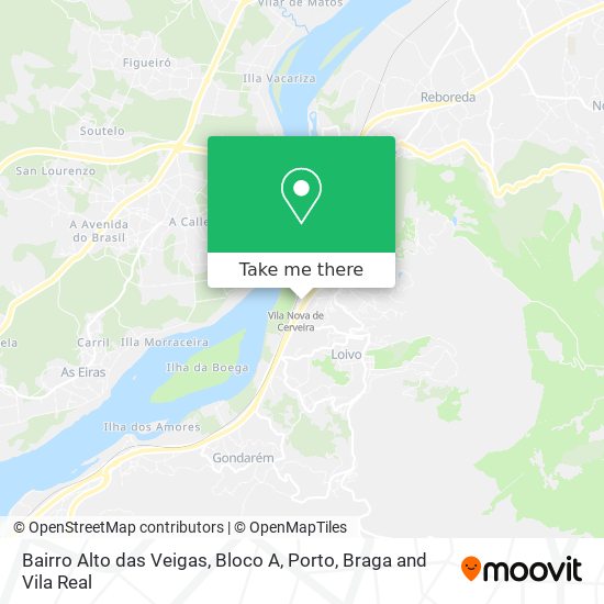 Bairro Alto das Veigas, Bloco A map