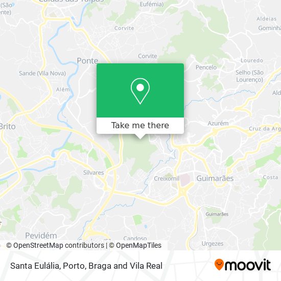 Santa Eulália mapa