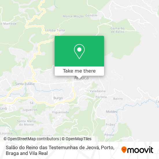 Salão do Reino das Testemunhas de Jeová map