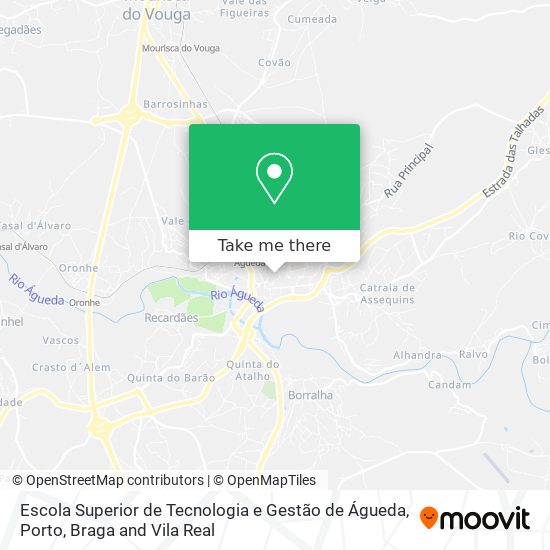 Escola Superior de Tecnologia e Gestão de Águeda map