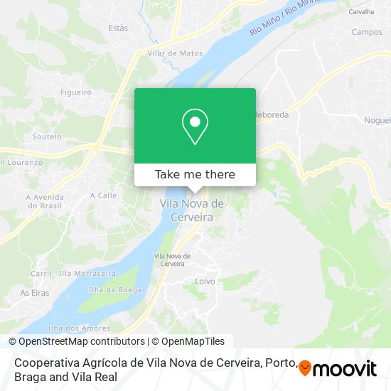 Cooperativa Agrícola de Vila Nova de Cerveira map