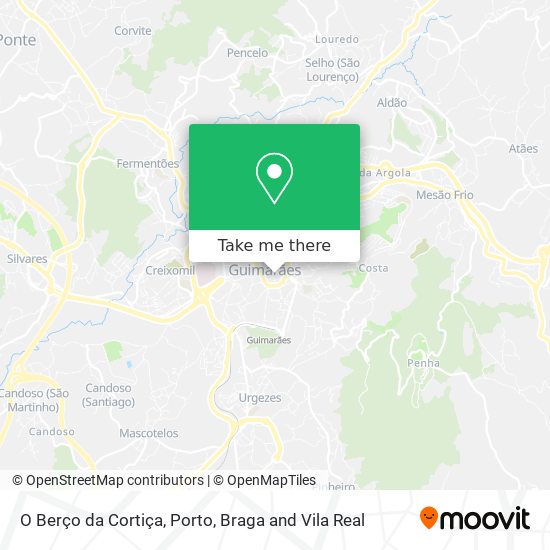 O Berço da Cortiça map