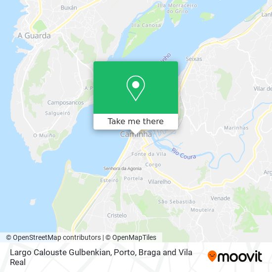 Largo Calouste Gulbenkian map